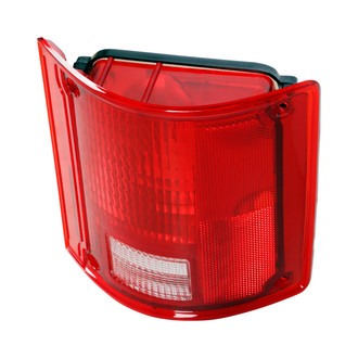 Brothers Trucks® - Passenger Side Chrome/Red Factory Style Tail Light Lens and Housing