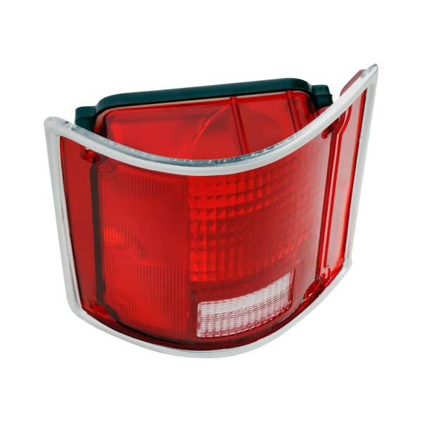 Brothers Trucks® - Driver Side Chrome/Red Factory Style Tail Light Lens and Housing