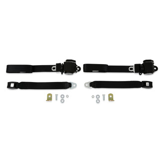 Brothers Trucks® - 3 Point Bench Seat Belt Kit, Black