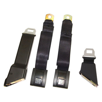 Brothers Trucks® - "GM" Seat Belt Kit, 4 Pieces, Black