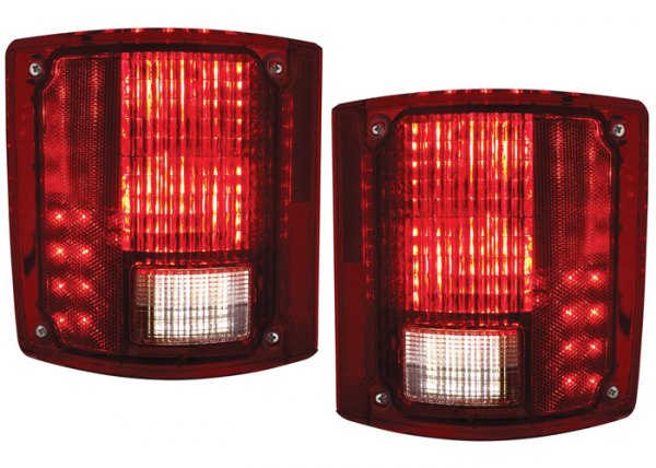 Brothers Trucks® - Chrome/Red LED Tail Lights