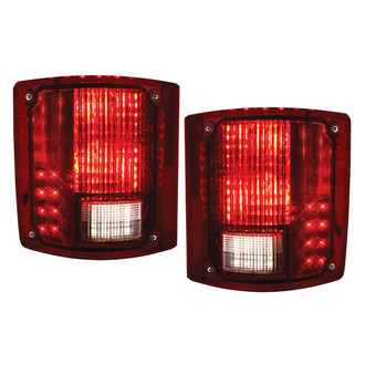 Brothers Trucks® - Driver and Passenger Side Chrome/Red LED Tail Lights
