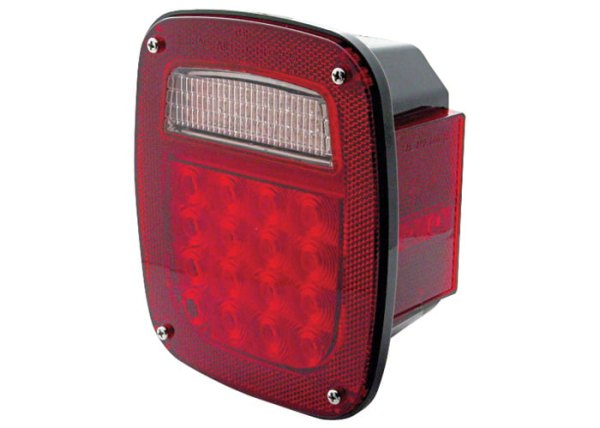 Brothers Trucks® - Driver Side Chrome/Red LED Tail Light