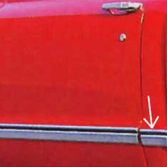 Brothers Trucks® - Passenger Side Truck Cab Molding