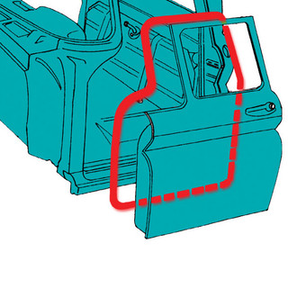 Brothers Trucks® - Door Weatherstrip Set