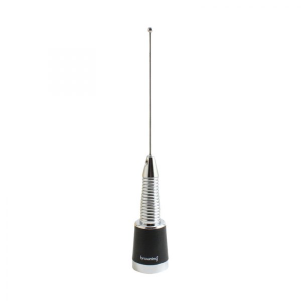 Browning® - VHF Pretuned Gain Land 42" Silver CB Antenna with Spring
