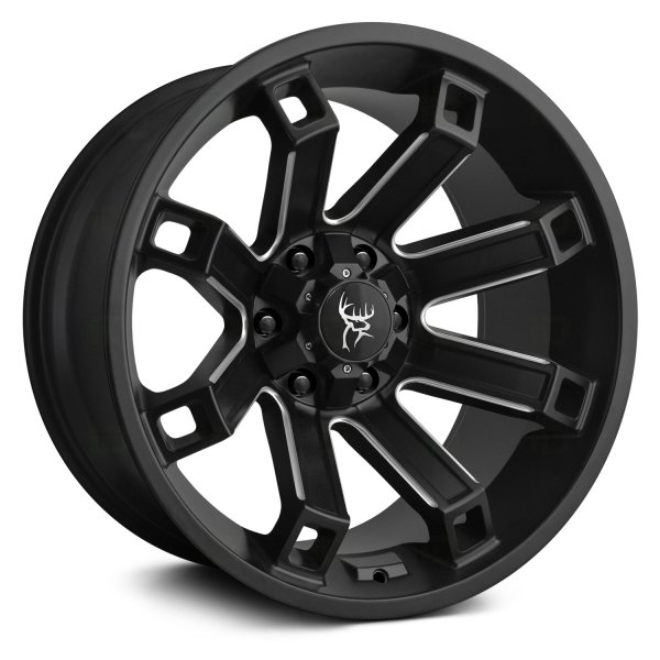 BUCK COMMANDER® - HOLLOW POINT Satin Black with Milled Spokes