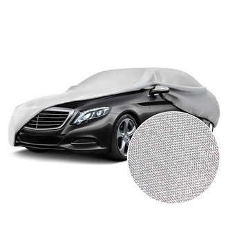 Budge® - Indoor Stretch Gray Car Cover