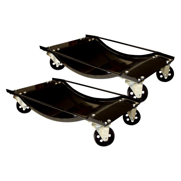 Buffalo Corporation® - 1000 lb 14" Steel C-Type Individual Car Dolly (2 Pieces)