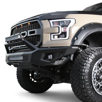 Bulken Off-Road® - Full Width Black Powder Coated Front HD Bumper