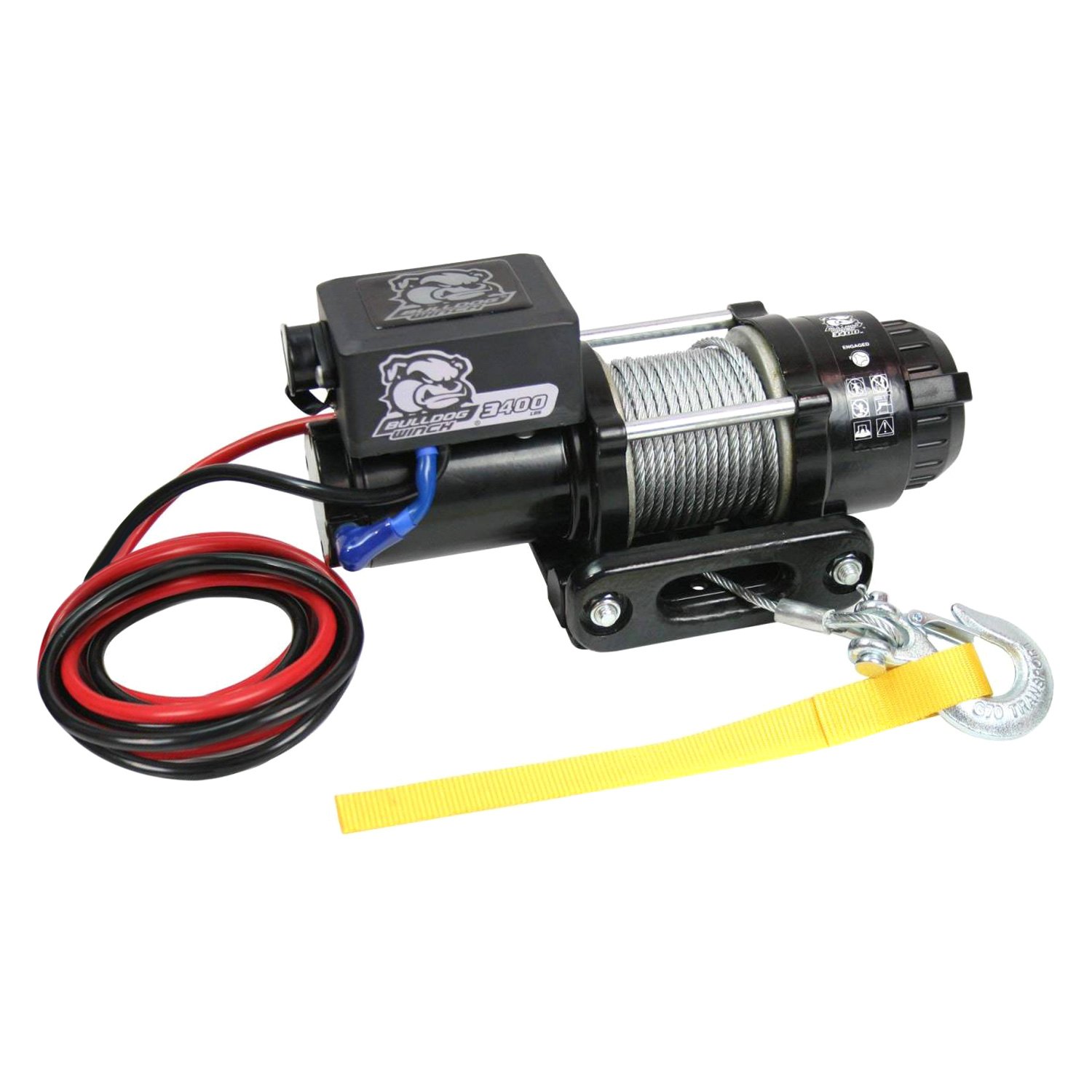 Bulldog Winch® 15017 3,400 lbs Trailer/Utility Winch with Wire Rope