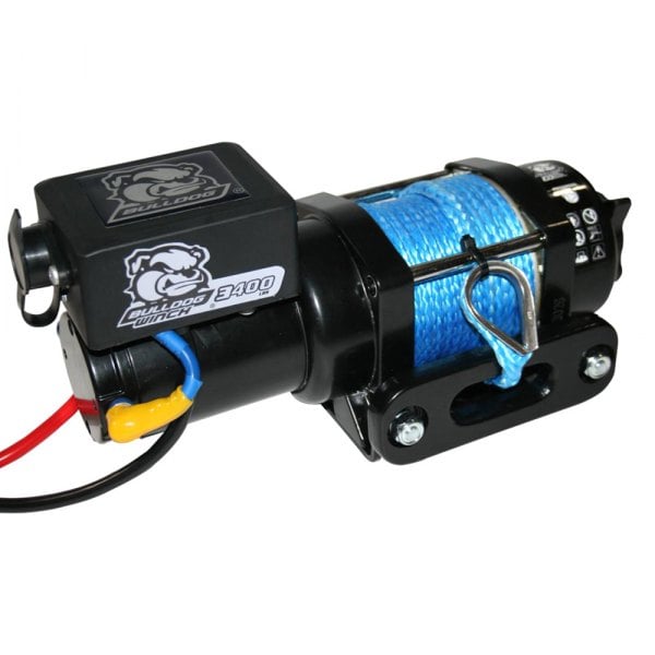 Bulldog Winch® 15018 3,400 lbs Trailer/Utility Winch with Synthetic Rope