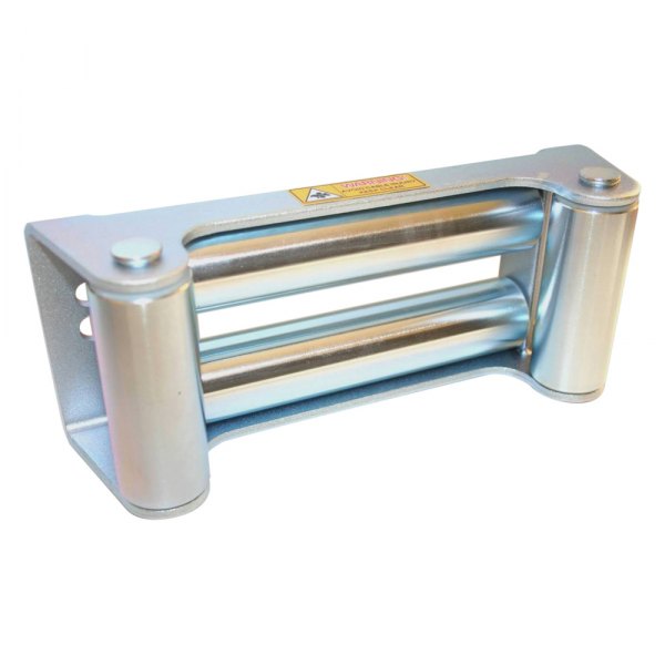 Bulldog Winch® - 10" Silver Zinc Plated Roller Fairlead