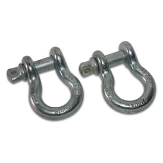 Bulldog Winch® - 9,500 lbs Silver Zinc D-Ring Shackle
