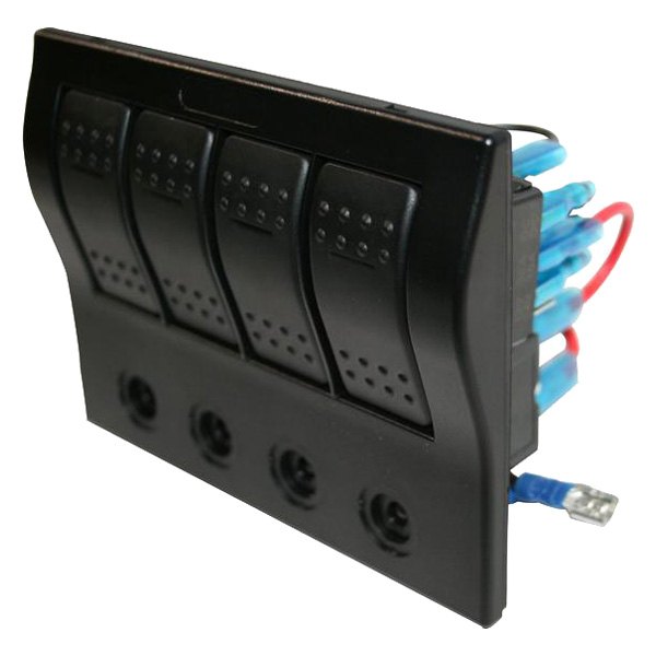 Bulldog Winch® - 4-Switch Panel with Lighted Breakers