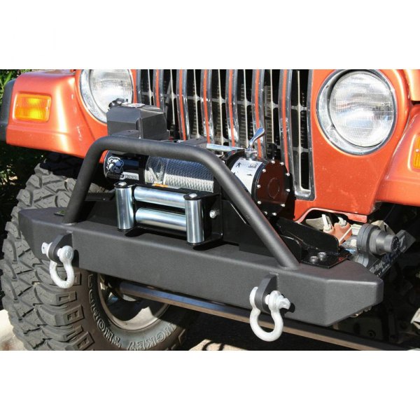 Bulldog Winch® - Stubby Front HD Black Powder Coat Bumper