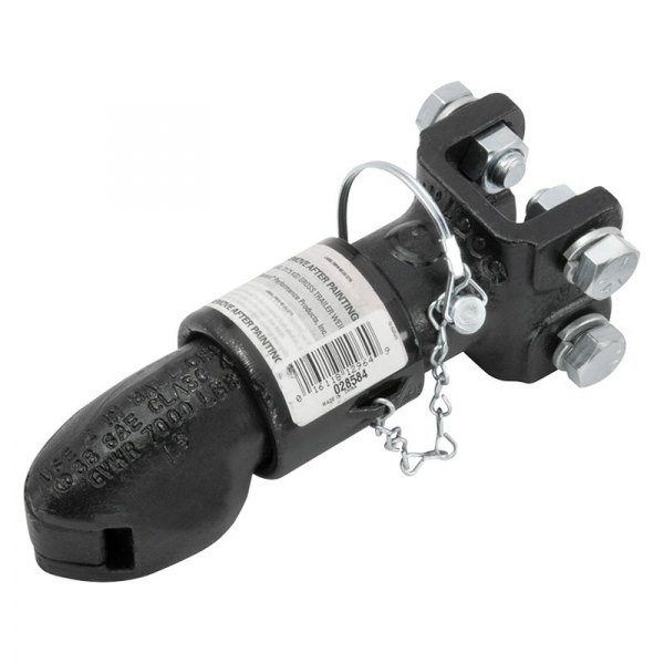 Bulldog® - Adjustable Rigid Mount Trailer Coupler For 2" Balls Diameter (7000 lbs)