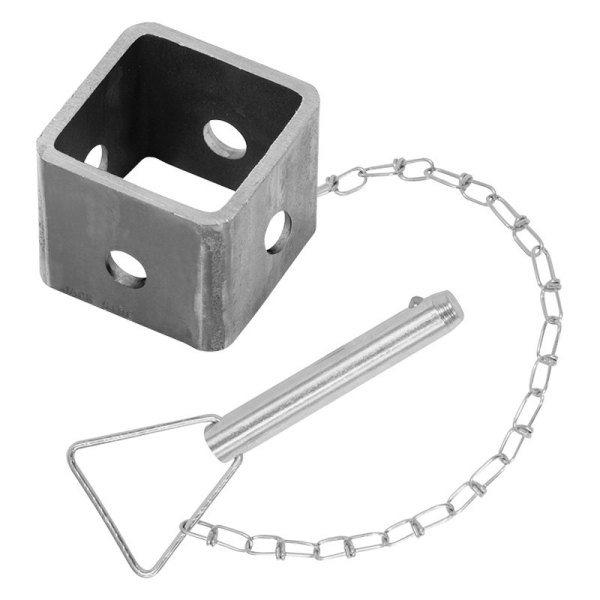 Bulldog® - Square Tube Jack Mount Bracket with Pin and Chain