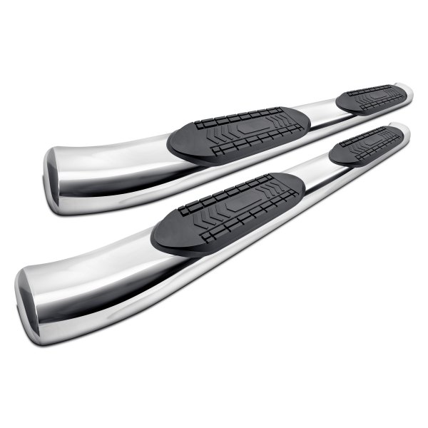 Bully® - 6" Polished Oval Curved Nerf Bars