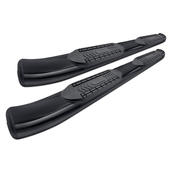 Bully® - 6" Black Oval Curved Nerf Bars