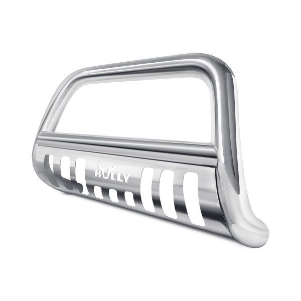 Bully® - 3" Polished Stainless Steel Bull Bar with Skid Plate
