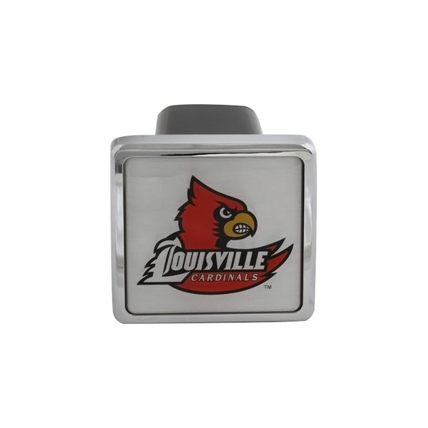 Pilot® - Collegiate Hitch Cover with Louisville Cardinals College Logo for 2" Receivers