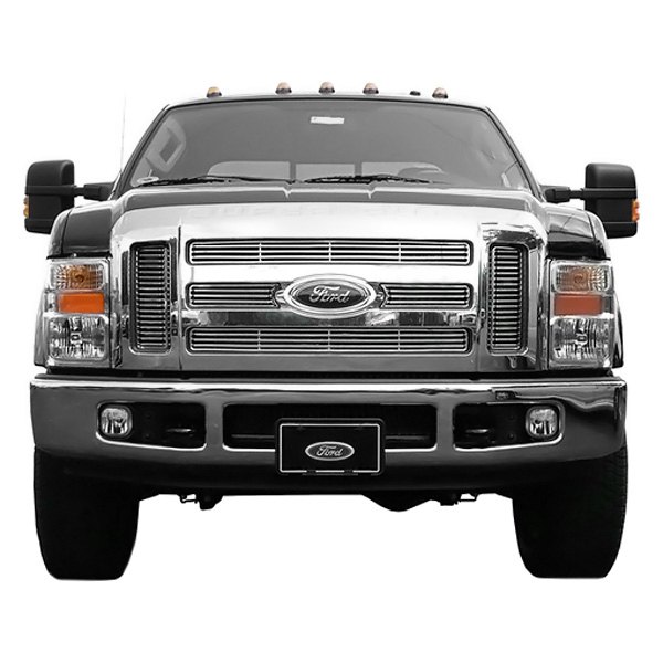 Bully® - 6-Pc Imposter Series Chrome Horizontal Billet Main Grille