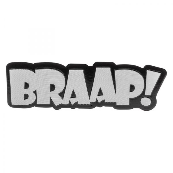 Bully® - "Braap!" Silver Truck Emblem