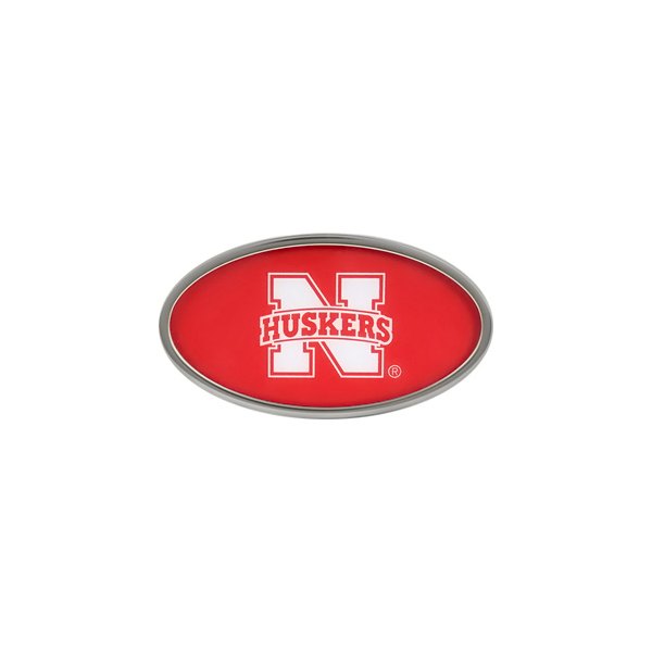 Pilot® - Light Up LED Collegiate Hitch Cover with University of Nebraska College Logo for 2" Receivers