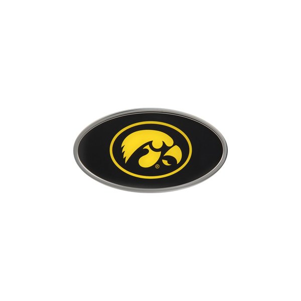 Pilot® - Light Up LED Collegiate Hitch Cover with University of Iowa College Logo for 2" Receivers