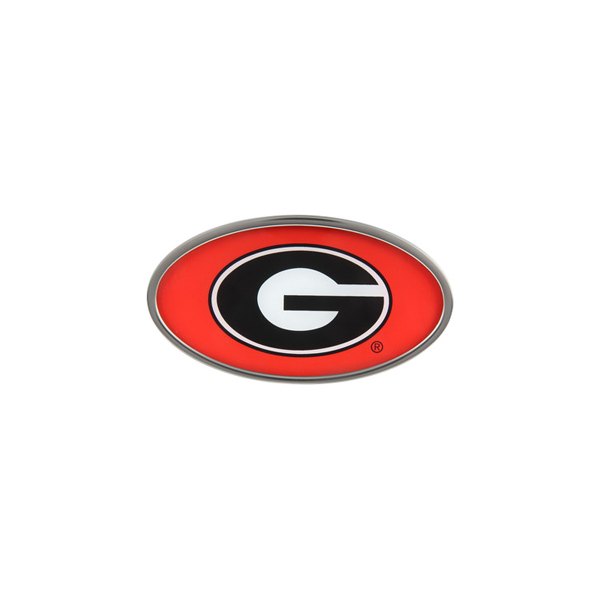 Pilot® - Light Up LED Collegiate Hitch Cover with University of Georgia College Logo for 2" Receivers