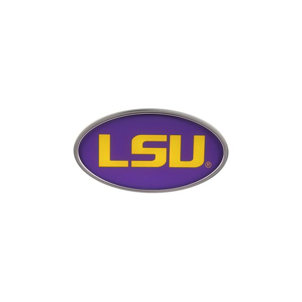 Pilot® - Light Up LED Collegiate Hitch Cover with LSU College Logo for 2" Receivers