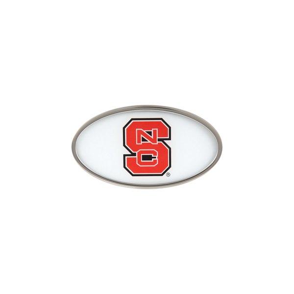 Pilot® - Light Up LED Collegiate Hitch Cover with North Carolina State College Logo for 2" Receivers