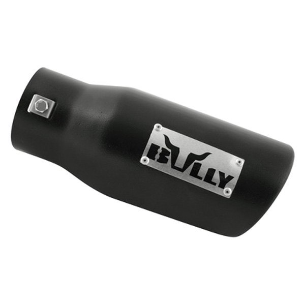 Bully® - Steel Round Angle Cut Matte Black Exhaust Tip