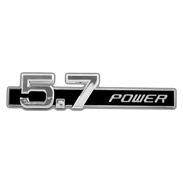 Bully® - "5.7 Power" Polished Emblem