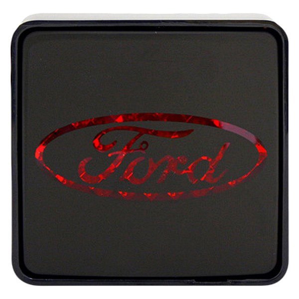 Bully® - Square Hitch Cover with Brake Light with Ford Logo