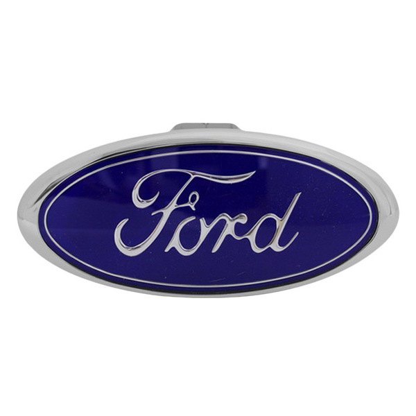 Bully® - Chrome Hitch Cover with Ford Logo