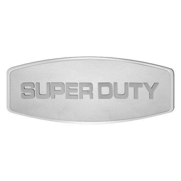 Bully® - Custom Dual Layer Stainless Steel Hitch Cover with Super Duty Logo