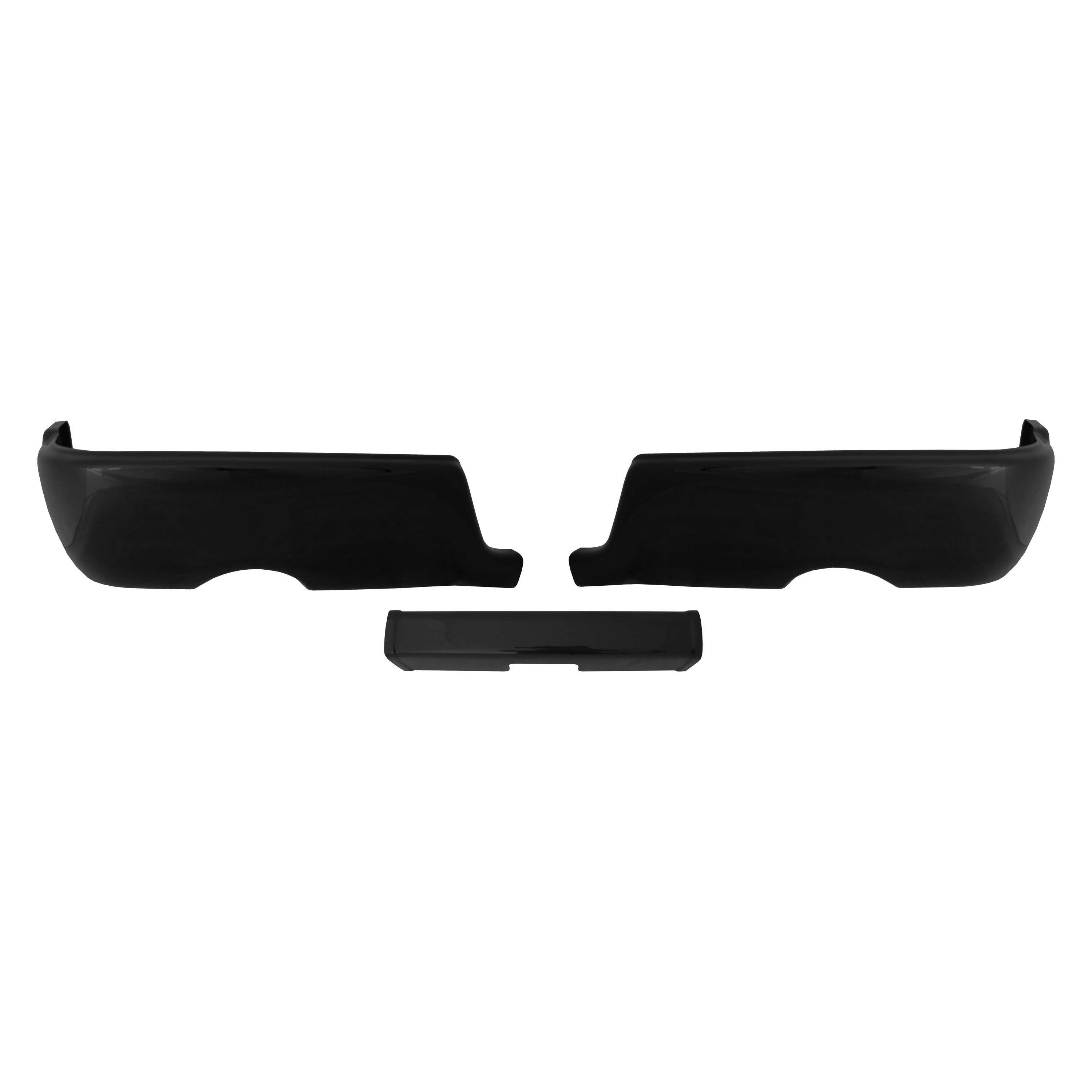 BumperShellz® BR2001 - Gloss Black Rear Bumper Cover Set