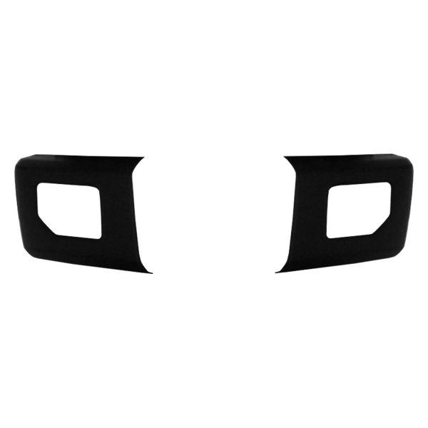 BumperShellz® DF0202 Matte Black Front Bumper Side Covers