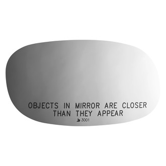 Burco® - Passenger Side View Mirror Glass (Non-Heated)