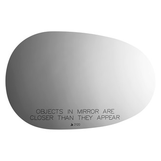 Burco® - Passenger Side View Mirror Glass (Non-Heated)