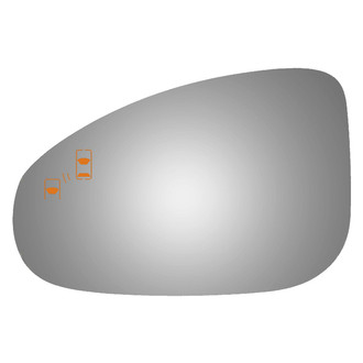 Burco® - Driver Side View Mirror Glass (Non-Heated)