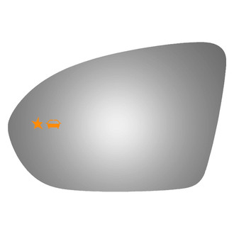 Burco® - Driver Side View Mirror Glass (Non-Heated)