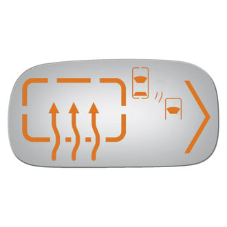 Burco® - Passenger Side View Mirror Glass (Heated)