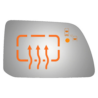 Burco® - Passenger Side View Mirror Glass (Heated)