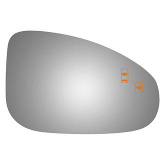 Burco® - Passenger Side View Mirror Glass (Non-Heated)