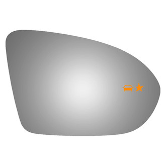 Burco® - Passenger Side View Mirror Glass (Non-Heated)