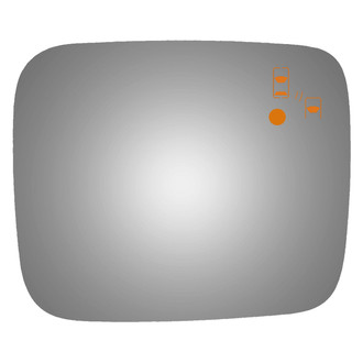 Burco® - Passenger Side View Mirror Glass (Non-Heated)