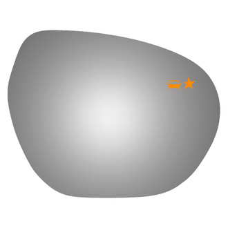 Burco® - Passenger Side View Mirror Glass (Non-Heated)